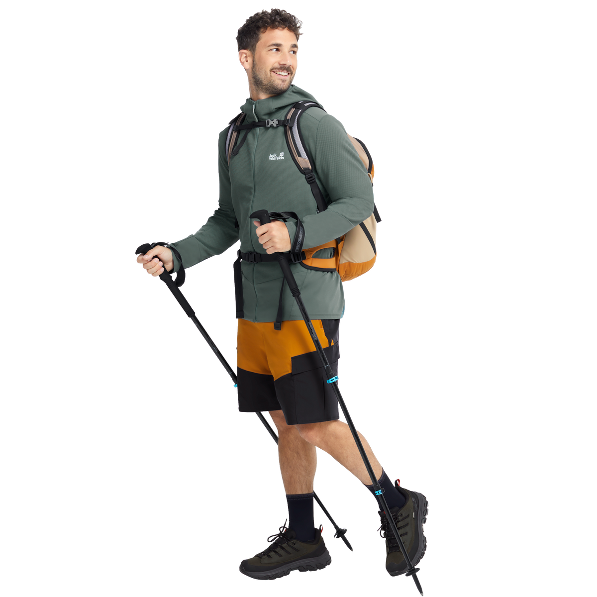 Jack Wolfskin APEX HIKE TEXAPORE LOW Herren Obsidian Moss – Ansicht 4