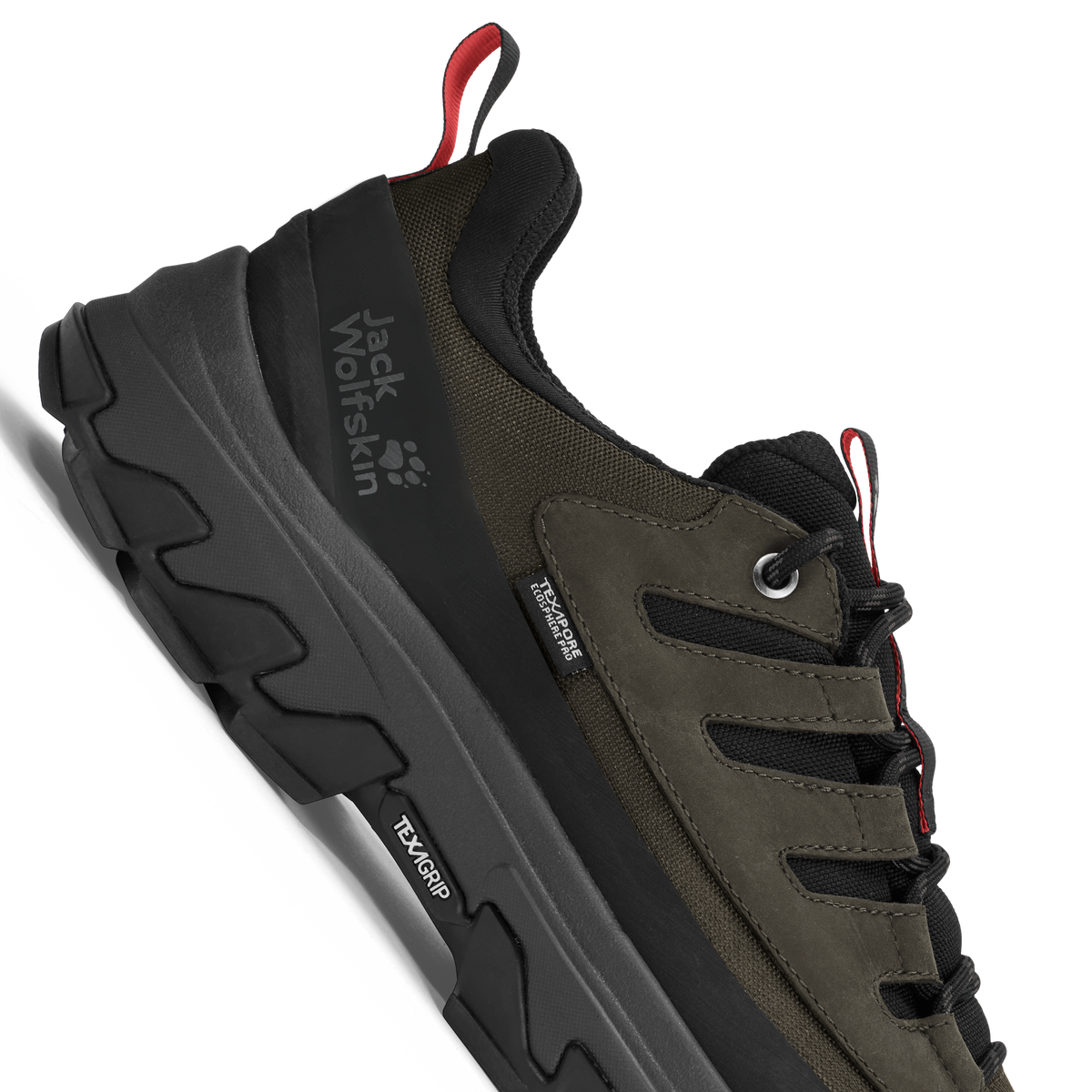 Jack Wolfskin APEX HIKE TEXAPORE LOW Herren Obsidian Moss – Ansicht 8