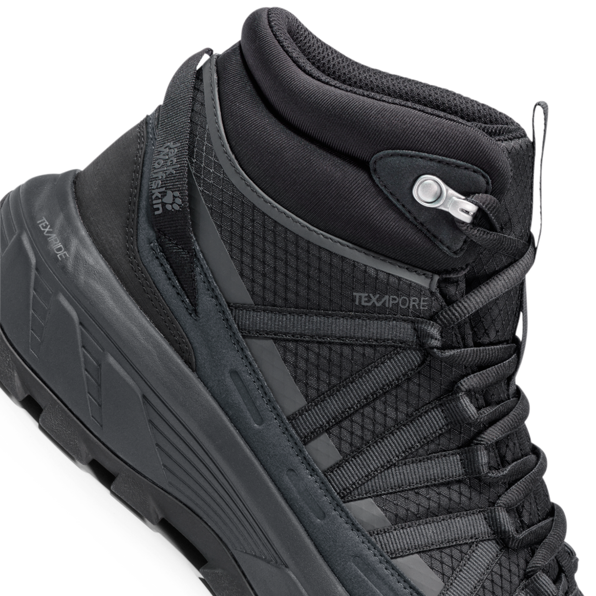 Jack Wolfskin WILD HIKE TEXAPORE MID Herren – Black – 9-f500