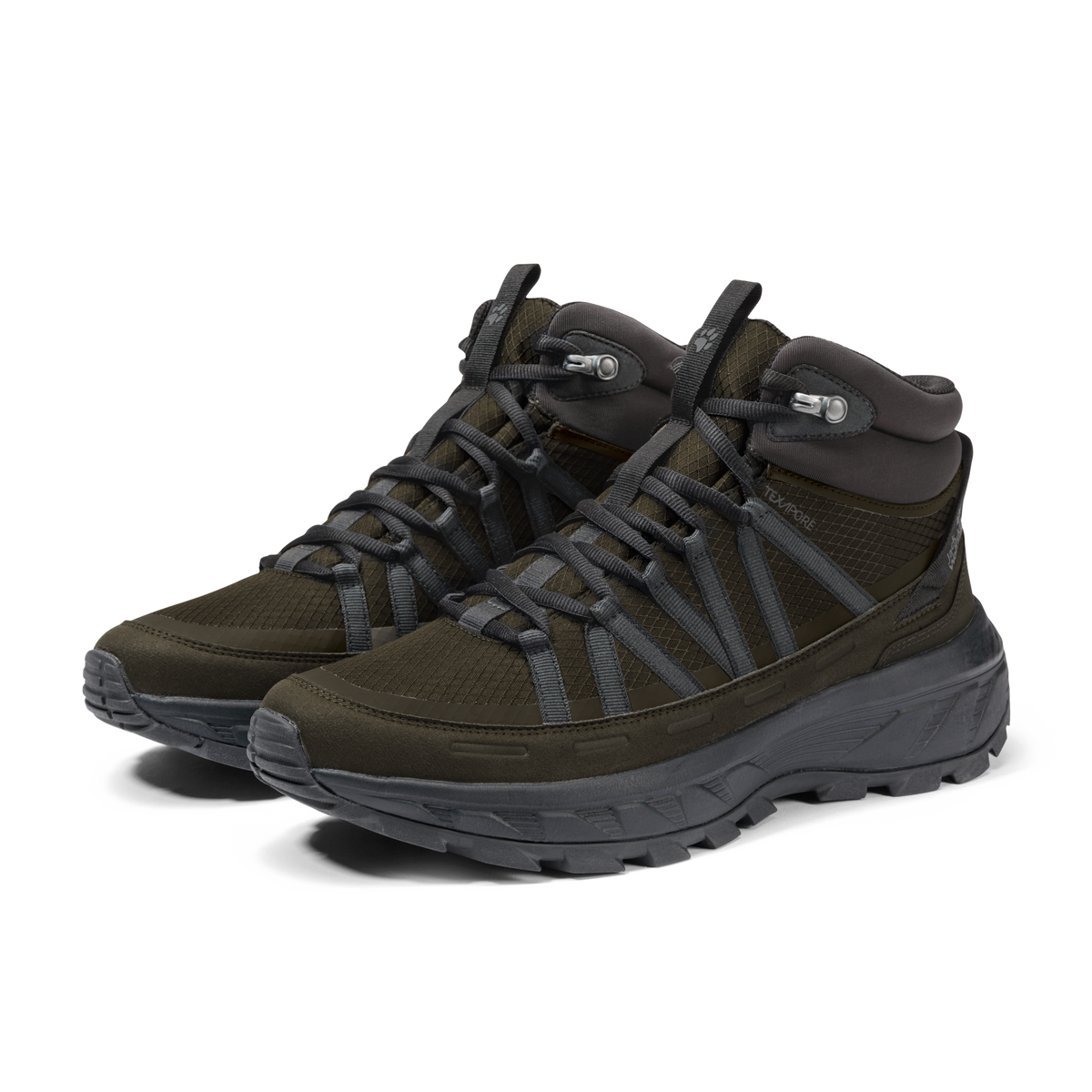Jack Wolfskin WILD HIKE TEXAPORE MID Herren – Obsidian Moss – 9-f300