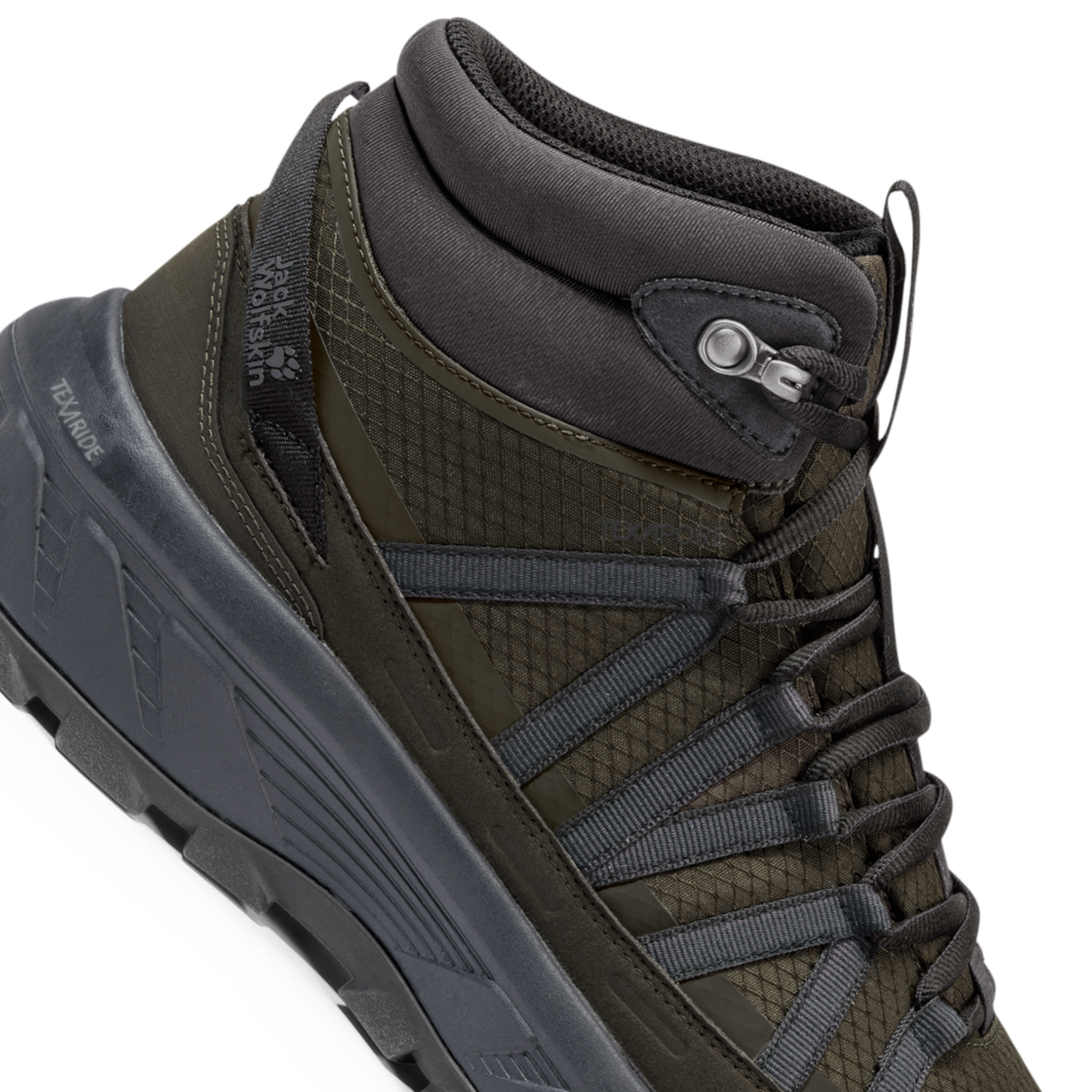 Jack Wolfskin WILD HIKE TEXAPORE MID Herren – Obsidian Moss – 9-f500