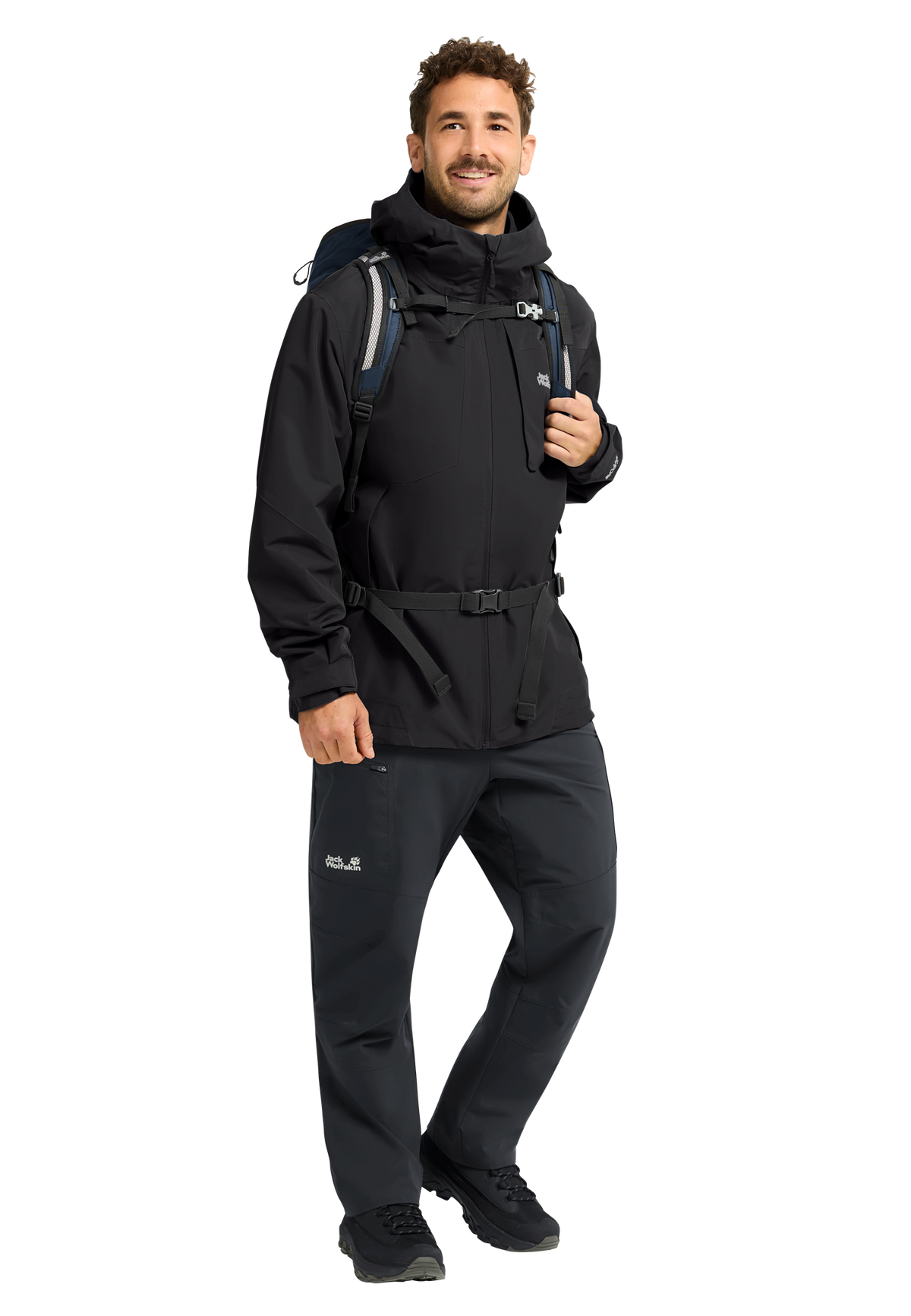 Jack Wolfskin FLEXTRAIL 2L Jacke Herren – Black