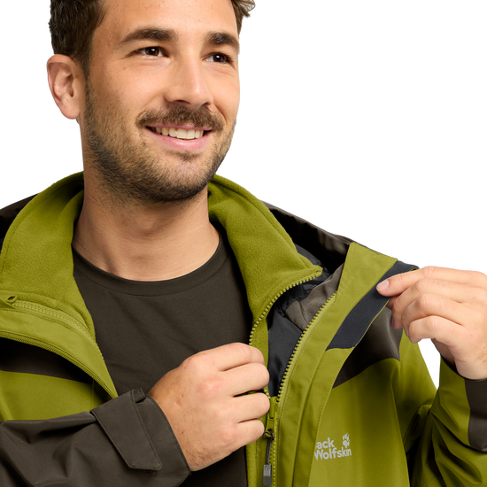 Jack Wolfskin FLEXTRAIL 2L Jacke Herren – Khaki Green