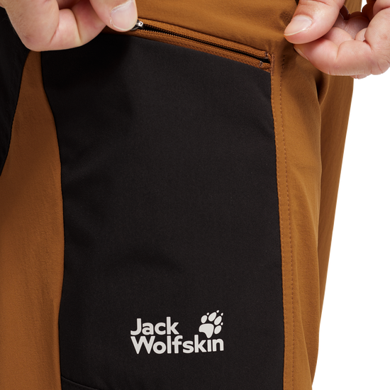 Jack Wolfskin RIDGE HIKE PANTS M Wanderhose Herren – Autumn Leaves