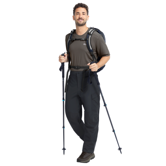 Jack Wolfskin RIDGE HIKE PANTS M Wanderhose Herren – Phantom
