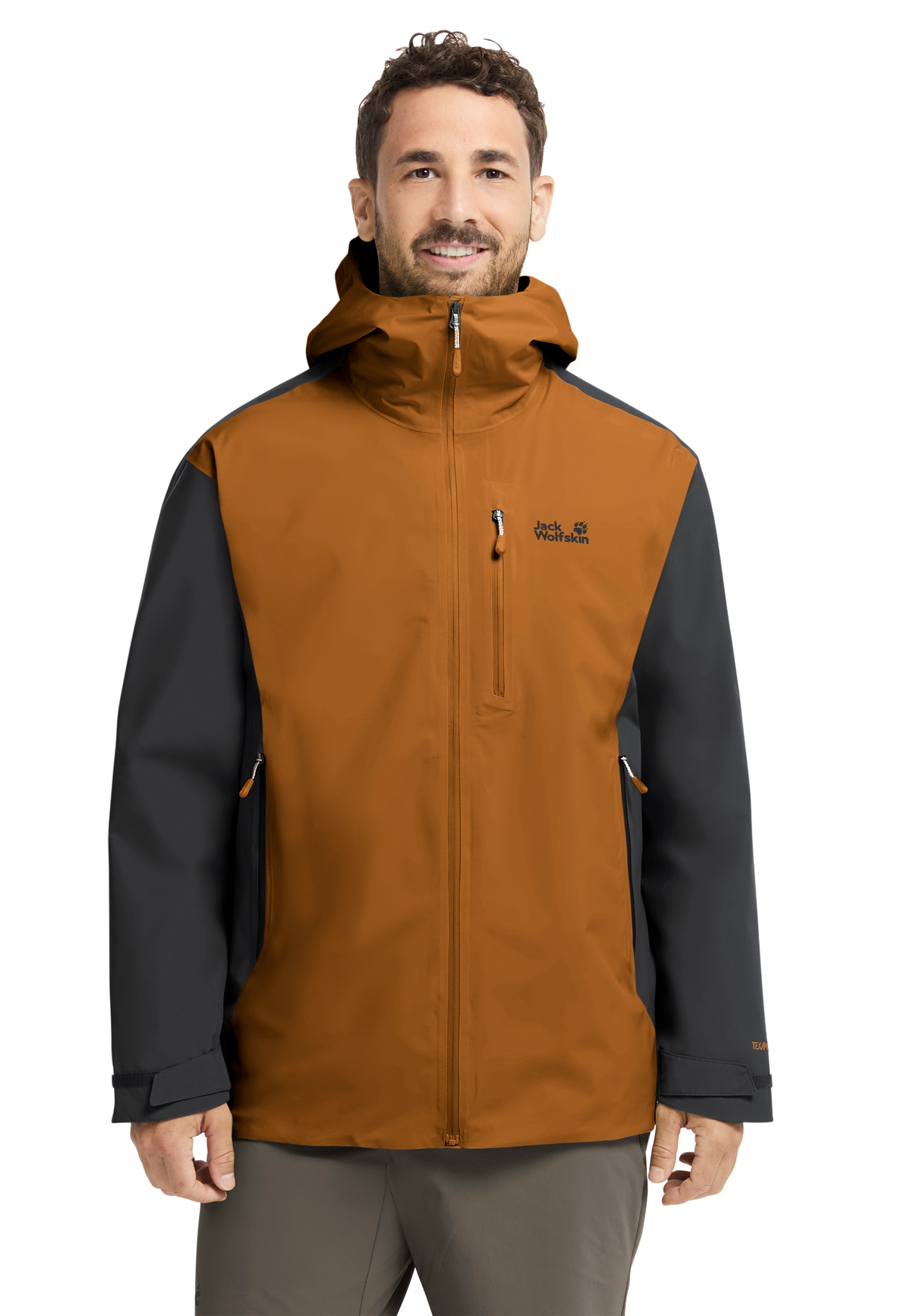 Jack Wolfskin RAINRUSH 2L Jacke Herren – Autumn Leaves