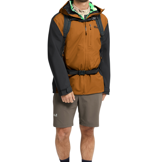 Jack Wolfskin RAINRUSH 2L Jacke Herren – Autumn Leaves