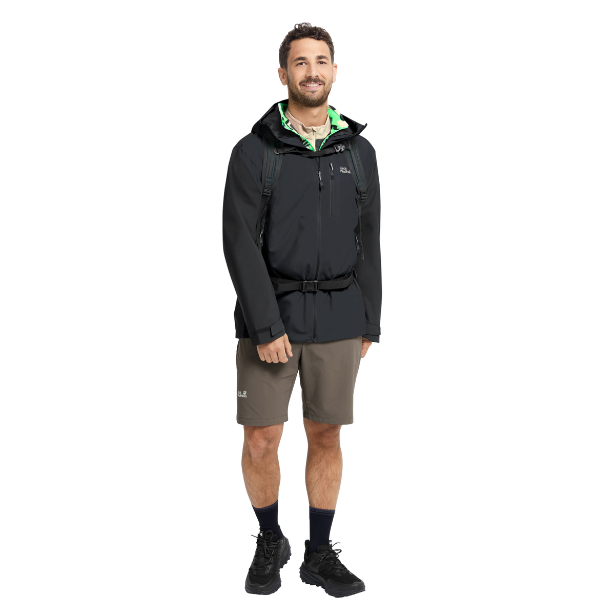 Jack Wolfskin RAINRUSH 2L Jacke Herren – Phantom