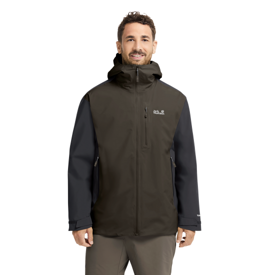 Jack Wolfskin RAINRUSH 2L Jacke Herren – Obsidian Moss