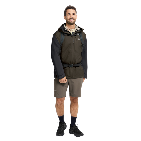 Jack Wolfskin RAINRUSH 2L Jacke Herren – Obsidian Moss