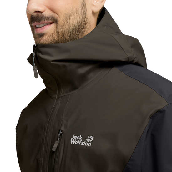 Jack Wolfskin RAINRUSH 2L Jacke Herren – Obsidian Moss
