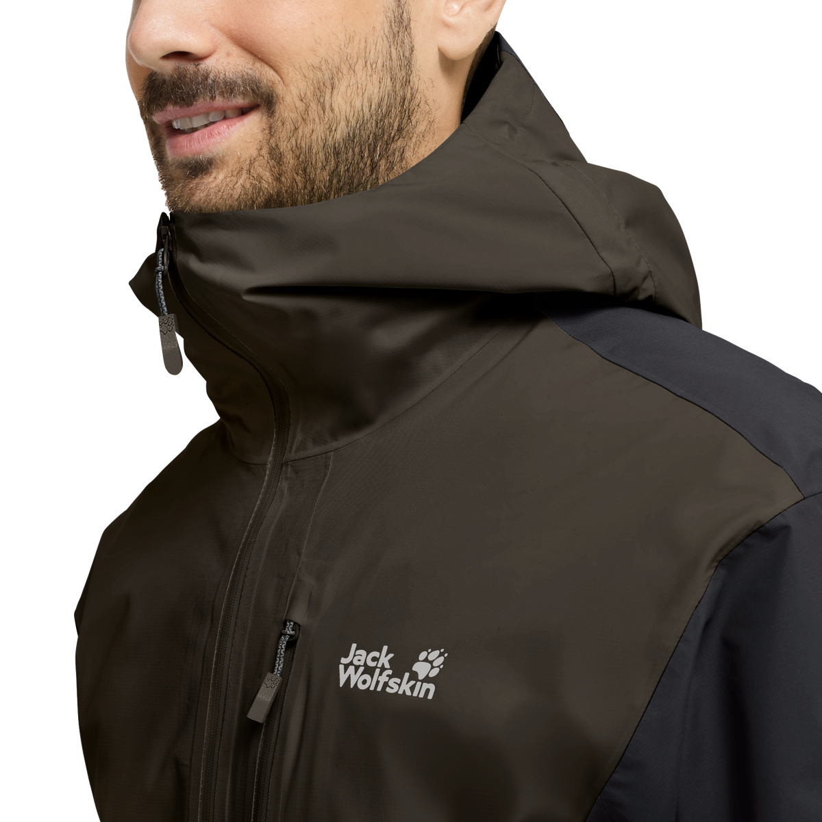 Jack Wolfskin RAINRUSH 2L Jacke Herren – Obsidian Moss