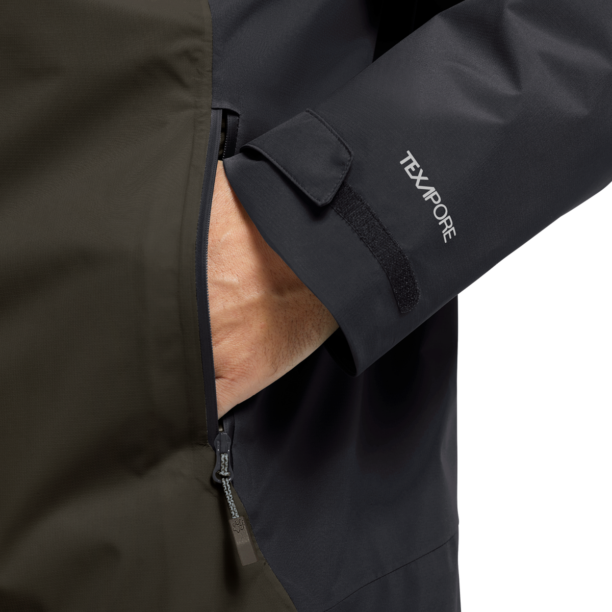 Jack Wolfskin RAINRUSH 2L Jacke Herren – Obsidian Moss