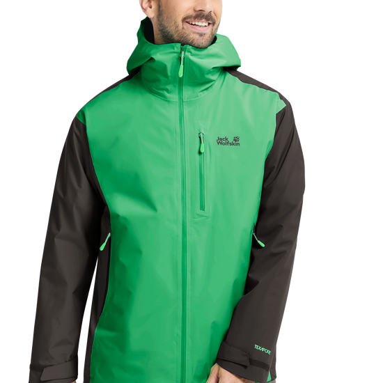 Jack Wolfskin RAINRUSH 2L Jacke Herren – Lizard