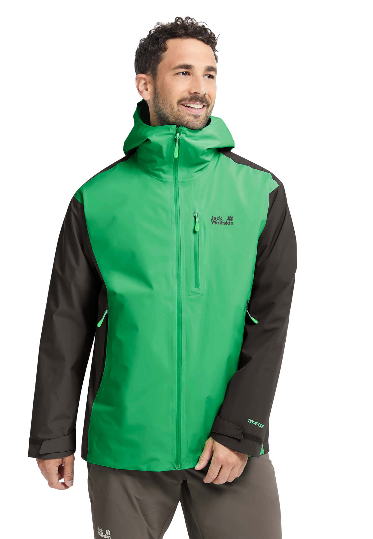 Jack Wolfskin RAINRUSH 2L Jacke Herren – Lizard