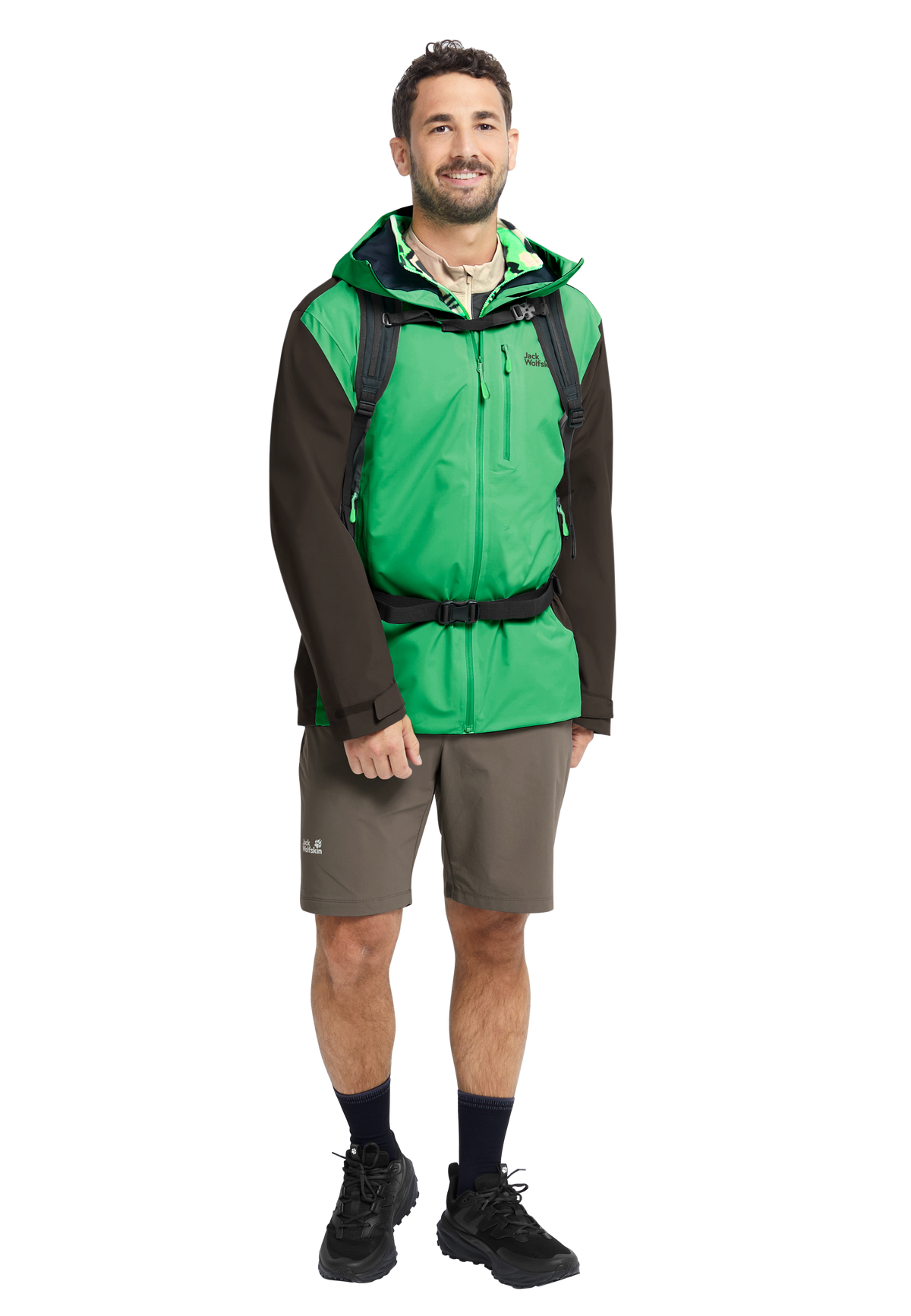 Jack Wolfskin RAINRUSH 2L Jacke Herren – Lizard