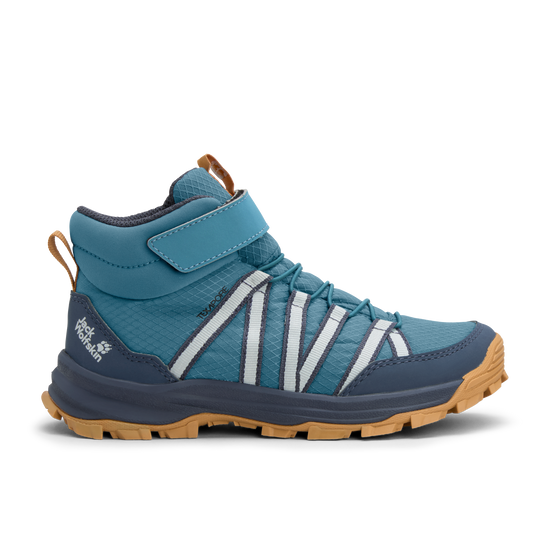Jack Wolfskin WILD HIKE TEXAPORE MID VC K Kinder Wanderschuhe Galapagos 1