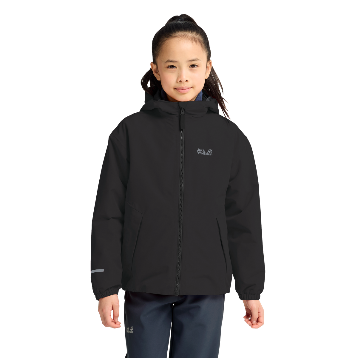 Jack Wolfskin ICELAND 3IN1 Kinder 3-in-1-Jacke – Black – Ansicht 7