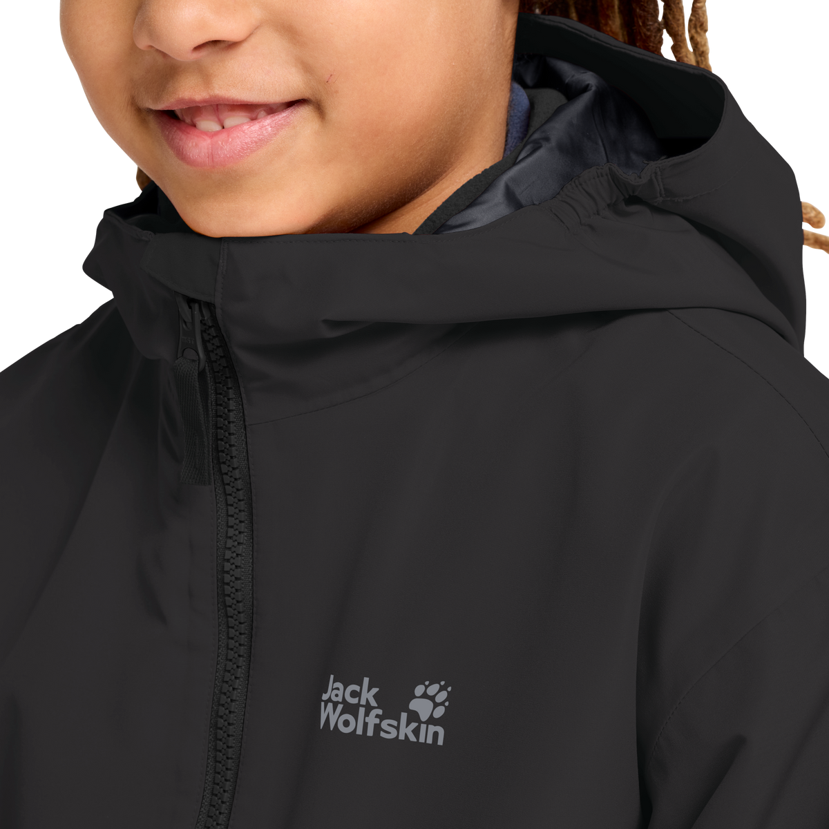Jack Wolfskin ICELAND 3IN1 Kinder 3-in-1-Jacke – Black – Ansicht 11