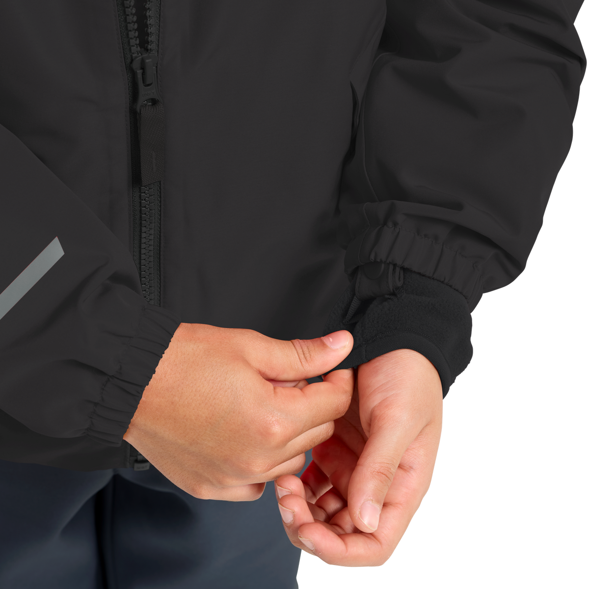 Jack Wolfskin ICELAND 3IN1 Kinder 3-in-1-Jacke – Black – Ansicht 12