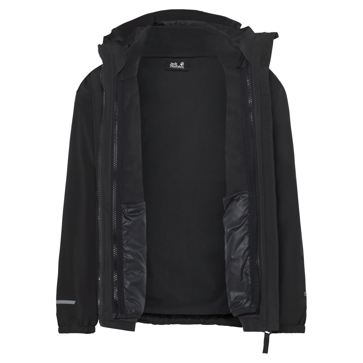 Jack Wolfskin ICELAND 3IN1 Kinder 3-in-1-Jacke – Black – Ansicht 2