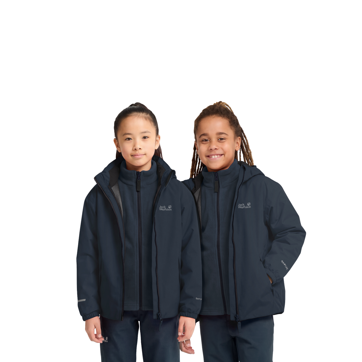 Jack Wolfskin ICELAND 3IN1 Kinder 3-in-1-Jacke – Midnight Sky – Ansicht 14