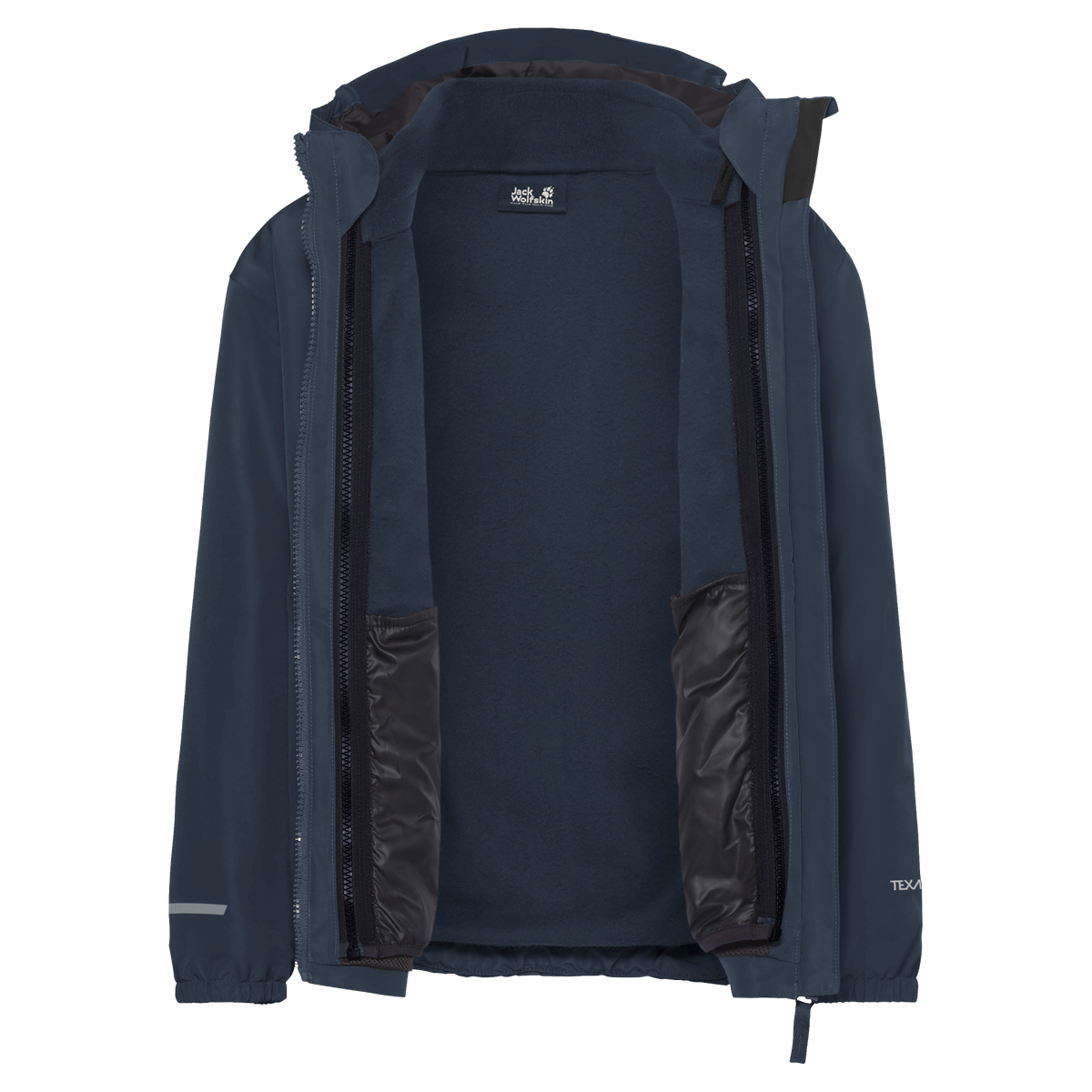 Jack Wolfskin ICELAND 3IN1 Kinder 3-in-1-Jacke – Midnight Sky – Ansicht 2