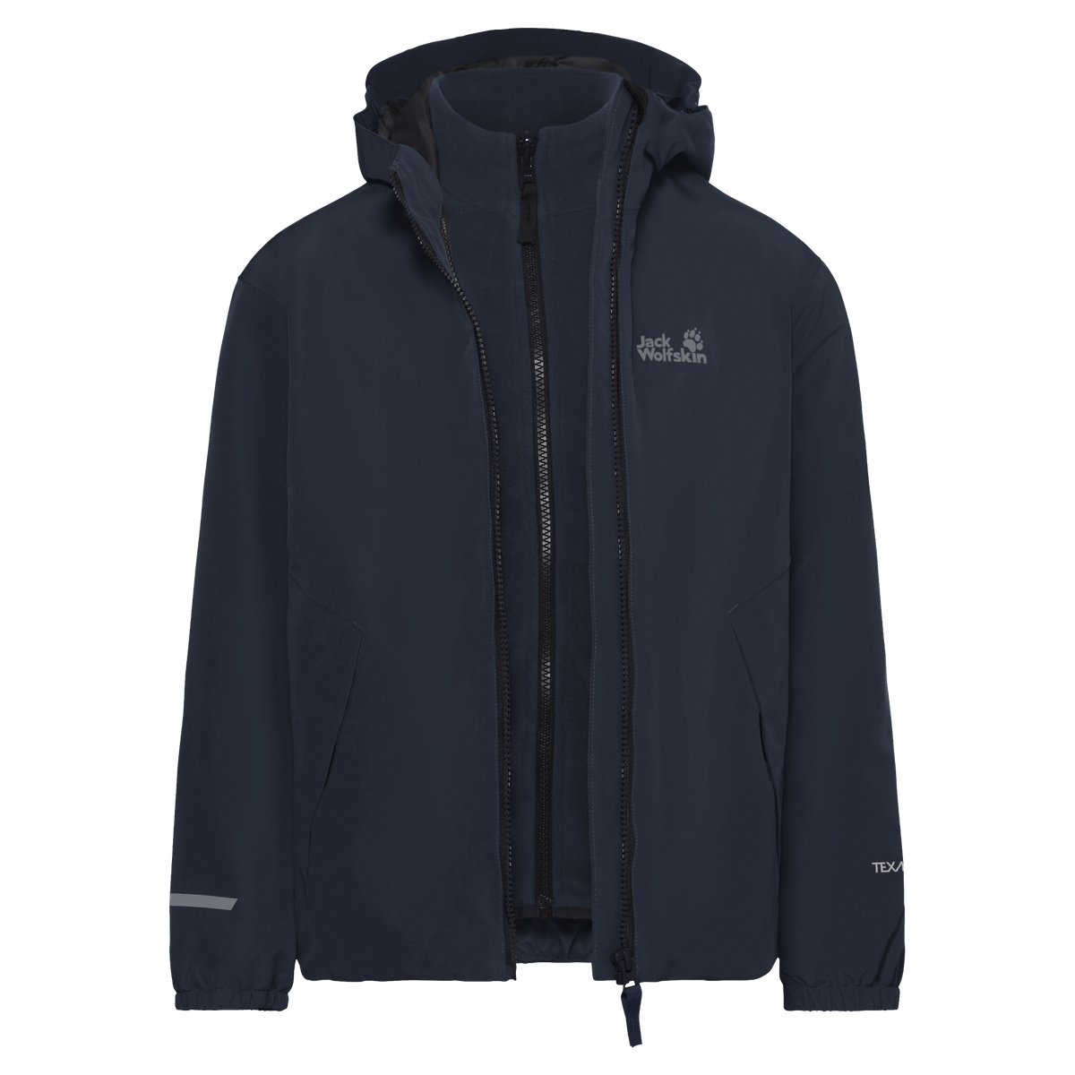 Jack Wolfskin ICELAND 3IN1 Kinder 3-in-1-Jacke – Midnight Sky – Ansicht 6