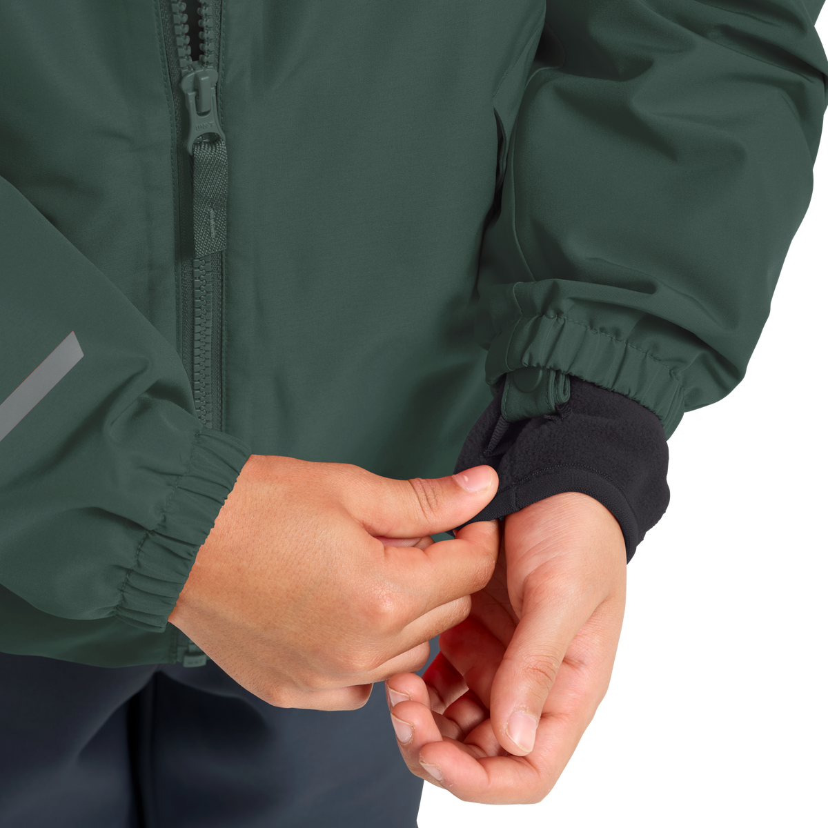 Jack Wolfskin ICELAND 3IN1 Kinder 3-in-1-Jacke – Sago Palm – Ansicht 12