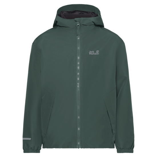 Jack Wolfskin ICELAND 3IN1 Kinder 3-in-1-Jacke – Sago Palm – Ansicht 1