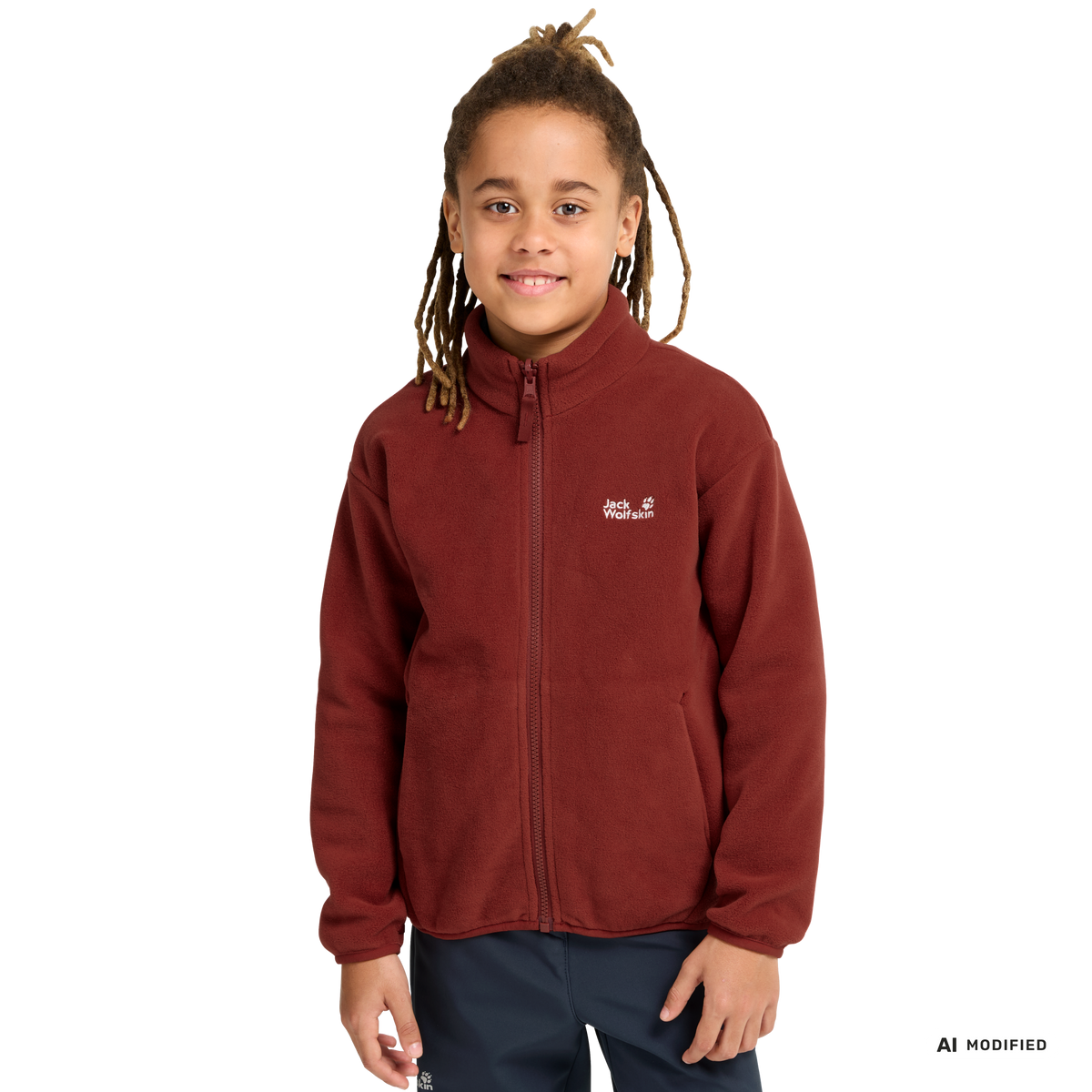 Jack Wolfskin ICELAND 3IN1 Kinder 3-in-1-Jacke – Siren Red – Ansicht 17
