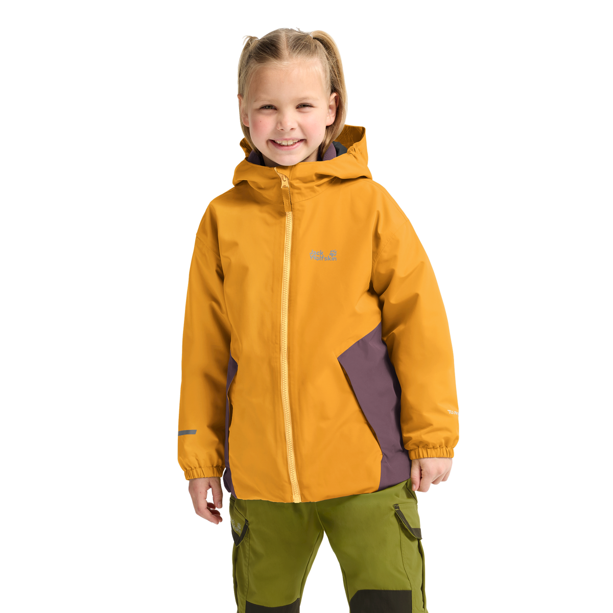 Jack Wolfskin ICELAND 3IN1 Kinder 3-in-1-Jacke – Burly Yellow JW – Ansicht 16