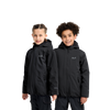 Jack Wolfskin GO GLOW JKT K Kinder Winterjacke Black – Studioaufnahme