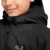 Jack Wolfskin GO GLOW JKT K Kinder Winterjacke Black – Detailansicht