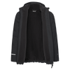 Jack Wolfskin GO GLOW JKT K Kinder Winterjacke Black – Packshot Rückansicht
