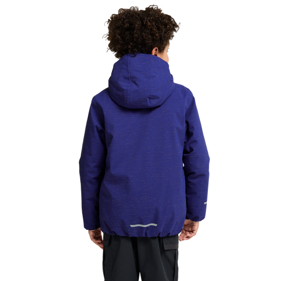 Jack Wolfskin GO GLOW JKT K Kinder Winterjacke Glow Ink – Studioaufnahme Rückansicht