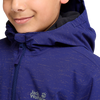 Jack Wolfskin GO GLOW JKT K Kinder Winterjacke Glow Ink – Detailansicht