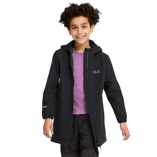 Jack Wolfskin FOURWINDS COAT K – Black – Produktdetail