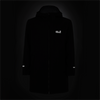 Jack Wolfskin FOURWINDS COAT K Kinder Softshellmantel – Black – Packshot Detail