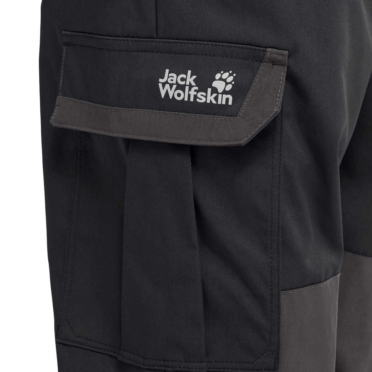 Jack Wolfskin CARGO WINTER PANTS K Kinder Winterhose Black 14