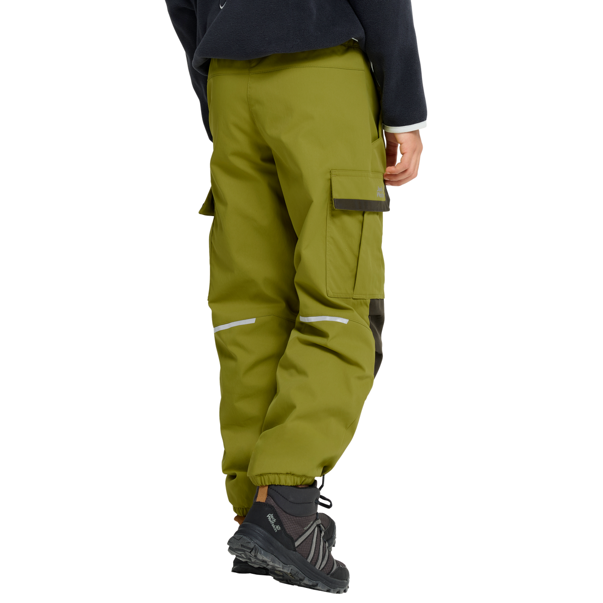Jack Wolfskin CARGO WINTER PANTS K Kinder Winterhose Khaki Green 8