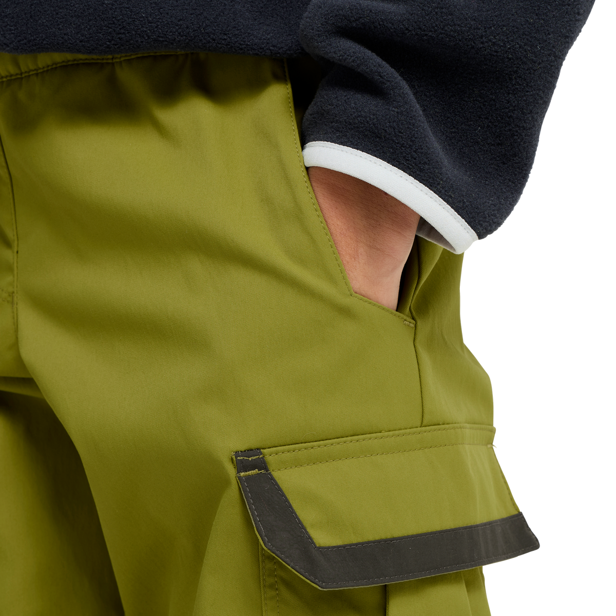 Jack Wolfskin CARGO WINTER PANTS K Kinder Winterhose Khaki Green 6
