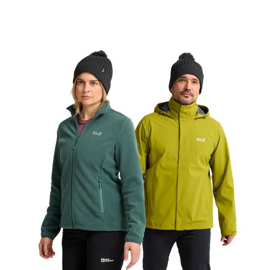 Jack Wolfskin POM POM BEANIE Unisex Wollmütze Phantom 2-ma100