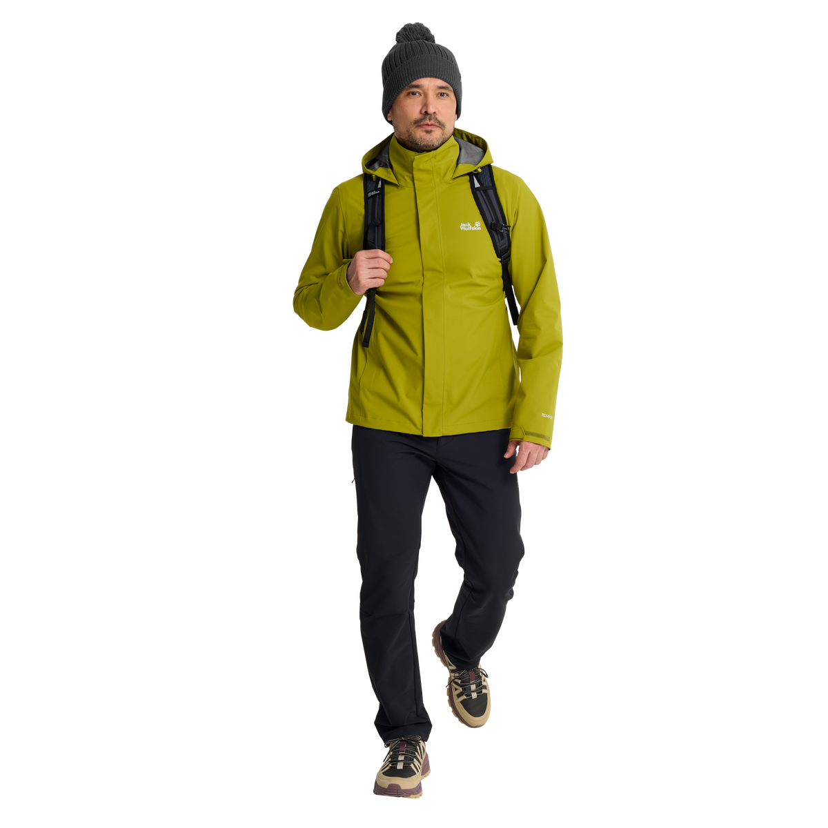 Jack Wolfskin POM POM BEANIE Unisex Wollmütze Phantom 3-ma110