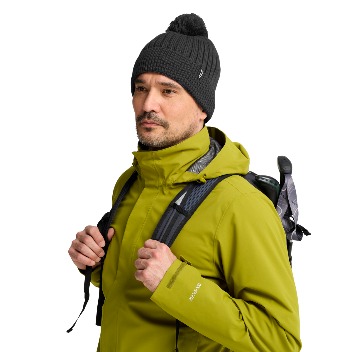 Jack Wolfskin POM POM BEANIE Unisex Wollmütze Phantom 4-ma125