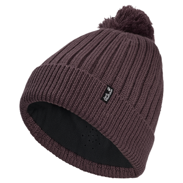 Jack Wolfskin POM POM BEANIE Unisex Wollmütze Sheer Plum 1-a310