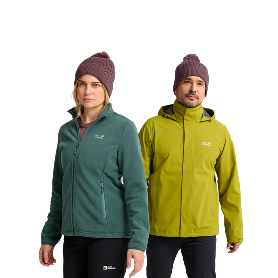 Jack Wolfskin POM POM BEANIE Unisex Wollmütze Sheer Plum 2-ma100