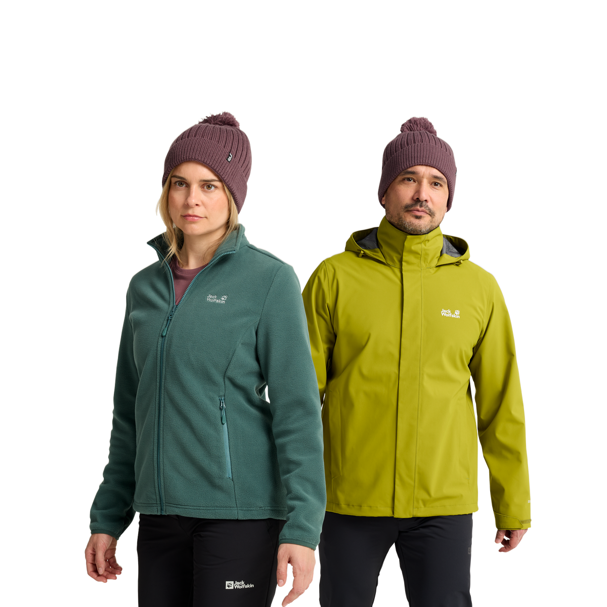 Jack Wolfskin POM POM BEANIE Unisex Wollmütze Sheer Plum 2-ma100
