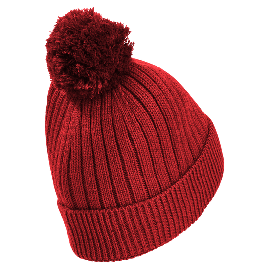 Jack Wolfskin POM POM BEANIE Unisex Wollmütze Siren Red 1-a320