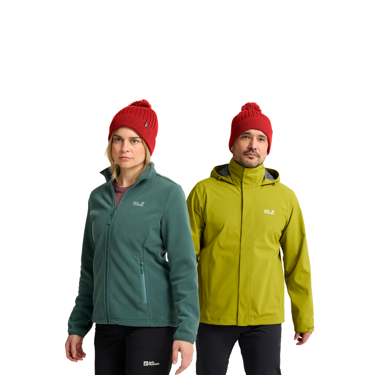 Jack Wolfskin POM POM BEANIE Unisex Wollmütze Siren Red 2-ma100